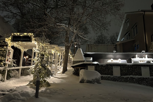 Front of property - evening/night