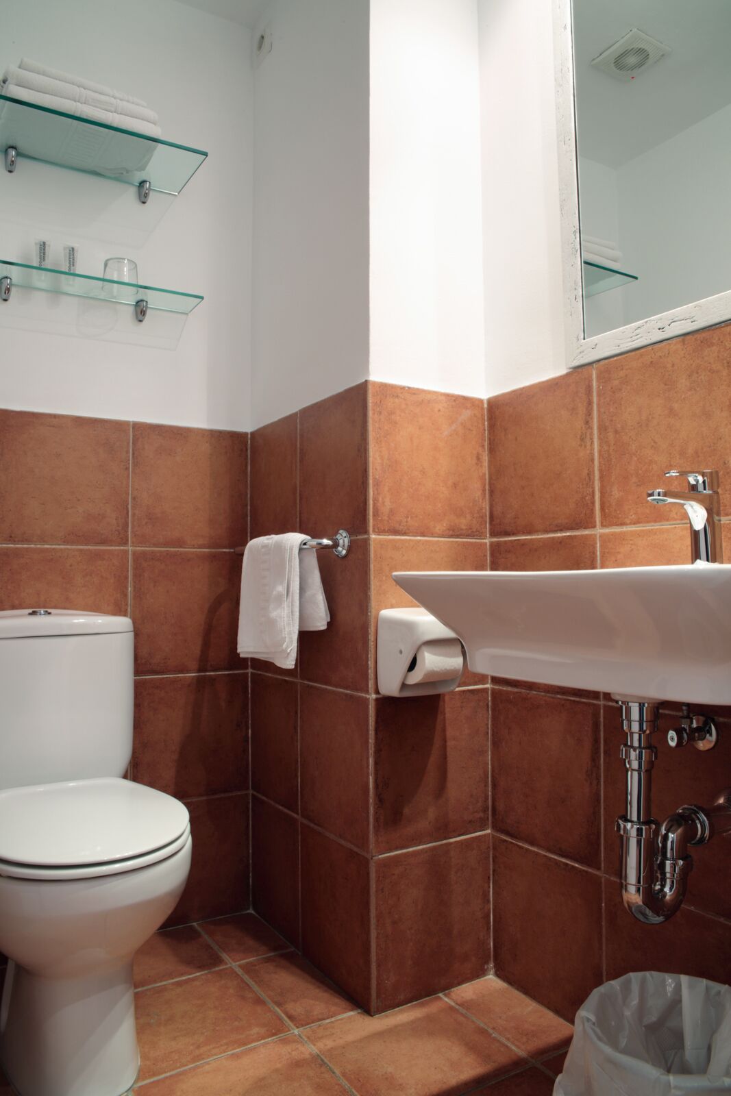 double room (king size) | bathroom | shower, free toiletries, hair dryer, towels