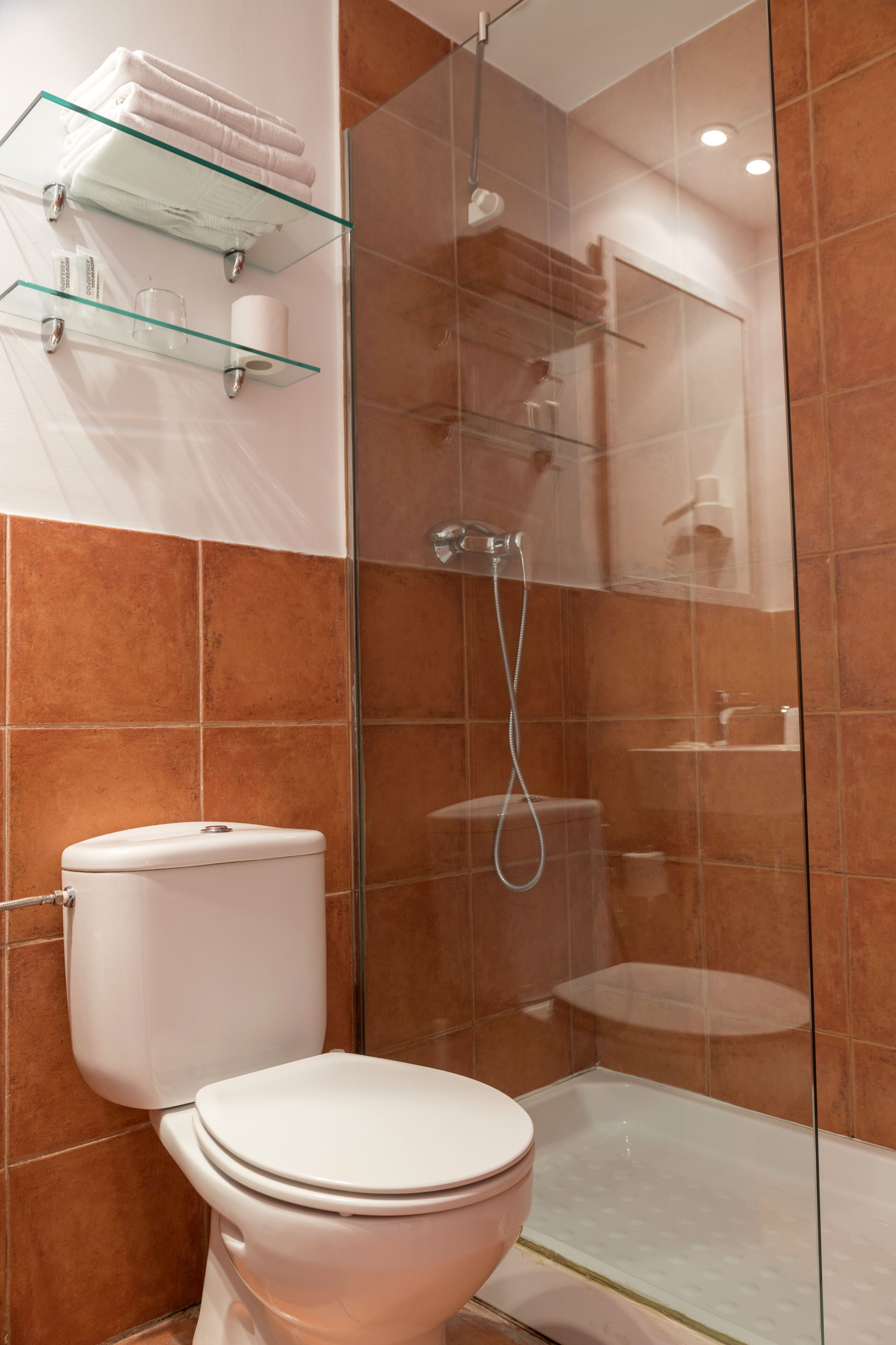 triple room | bathroom | shower, free toiletries, hair dryer, towels