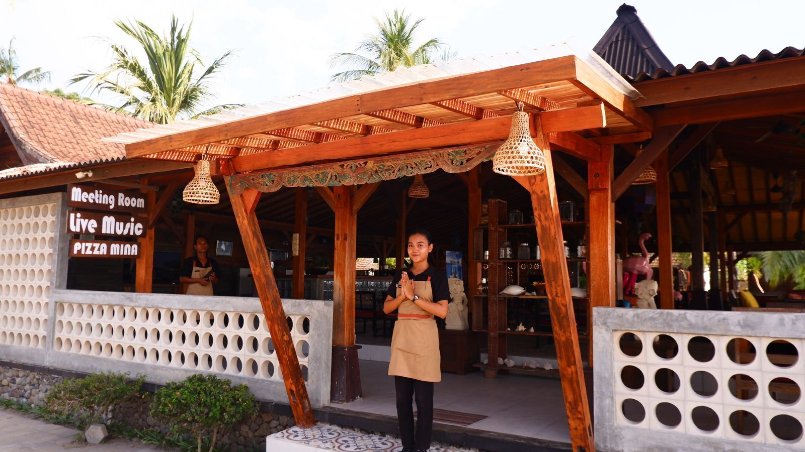 breakfast, lunch, dinner served; local cuisine