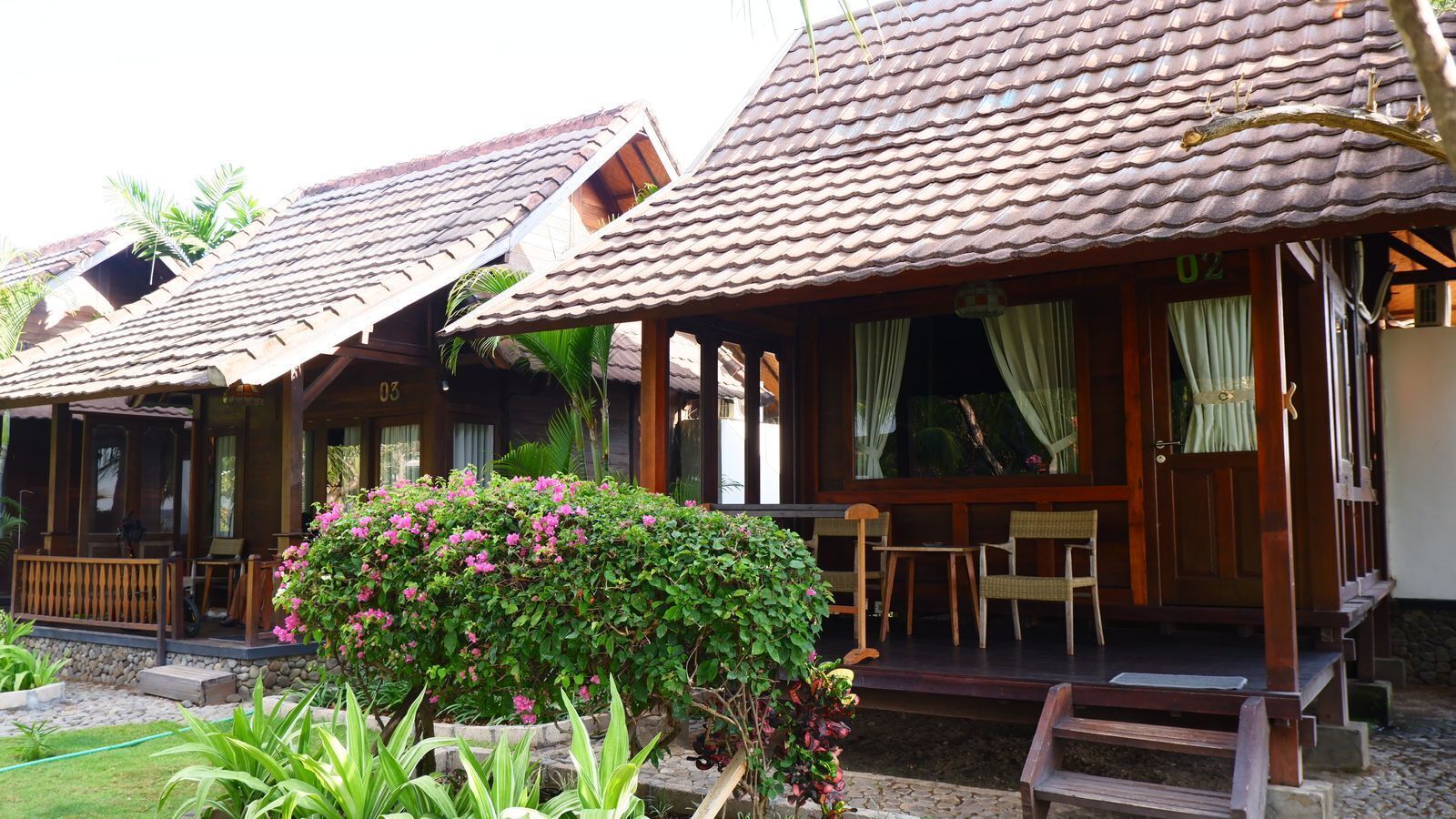 double bungalow, garden view | in-room safe, desk, rollaway beds, free wifi