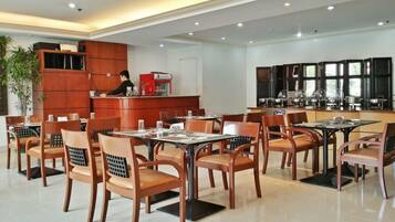 Breakfast, lunch, dinner served; local cuisine