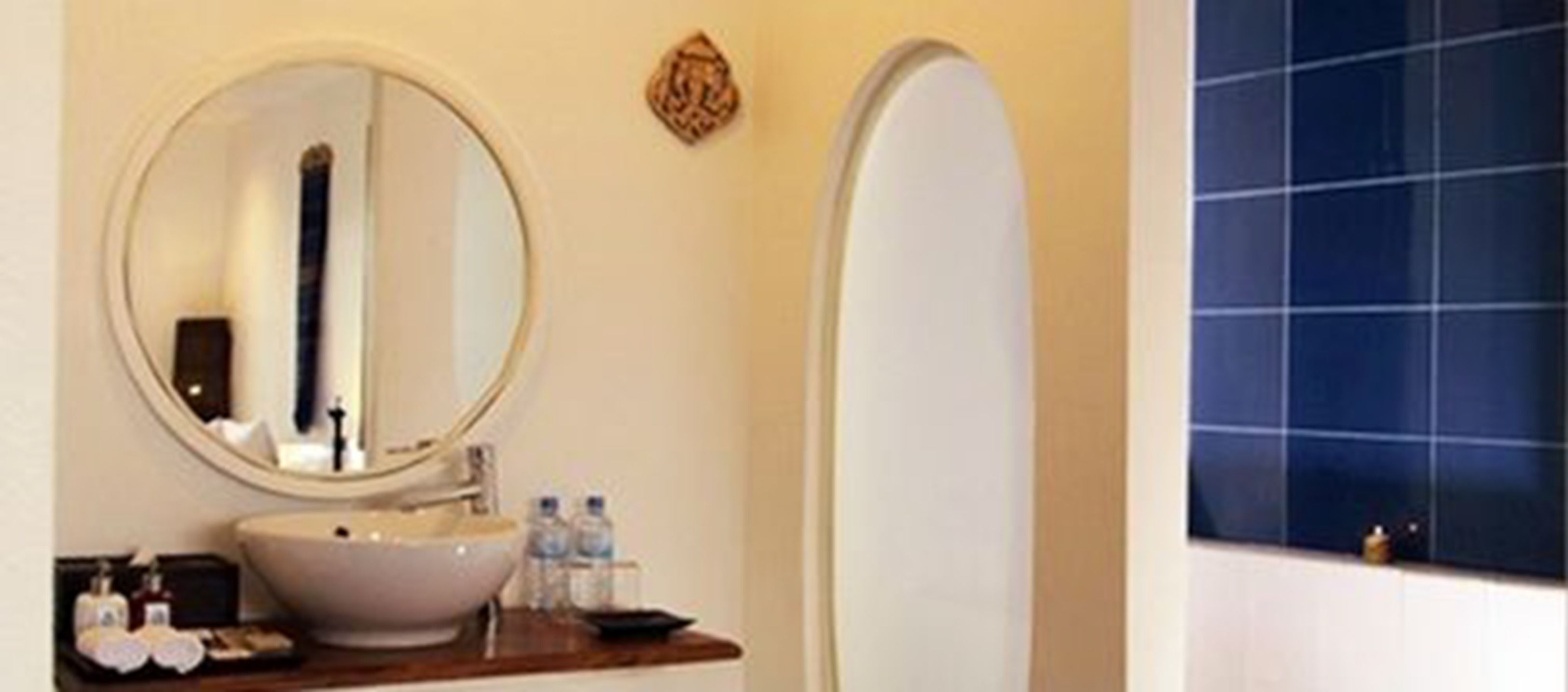 free toiletries, hair dryer, slippers, towels