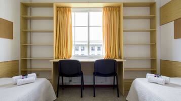 Premium bedding, desk, rollaway beds, free WiFi