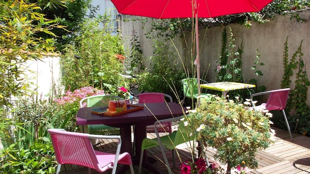 Terrace/patio - Hotel Arc En Ciel (Royan)