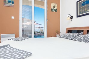 Premium-Apartment, 2 Schlafzimmer | 1 Schlafzimmer, Zimmersafe, Schreibtisch, laptopgeeigneter Arbeitsplatz