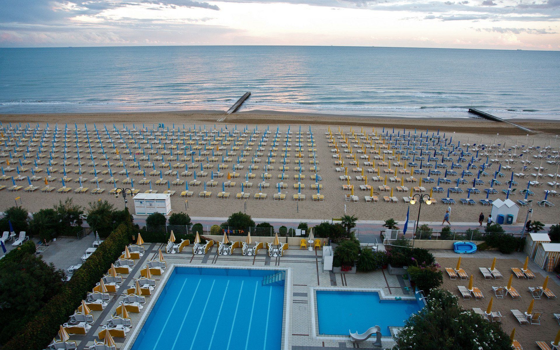 Udsigt fra overnatningsstedet