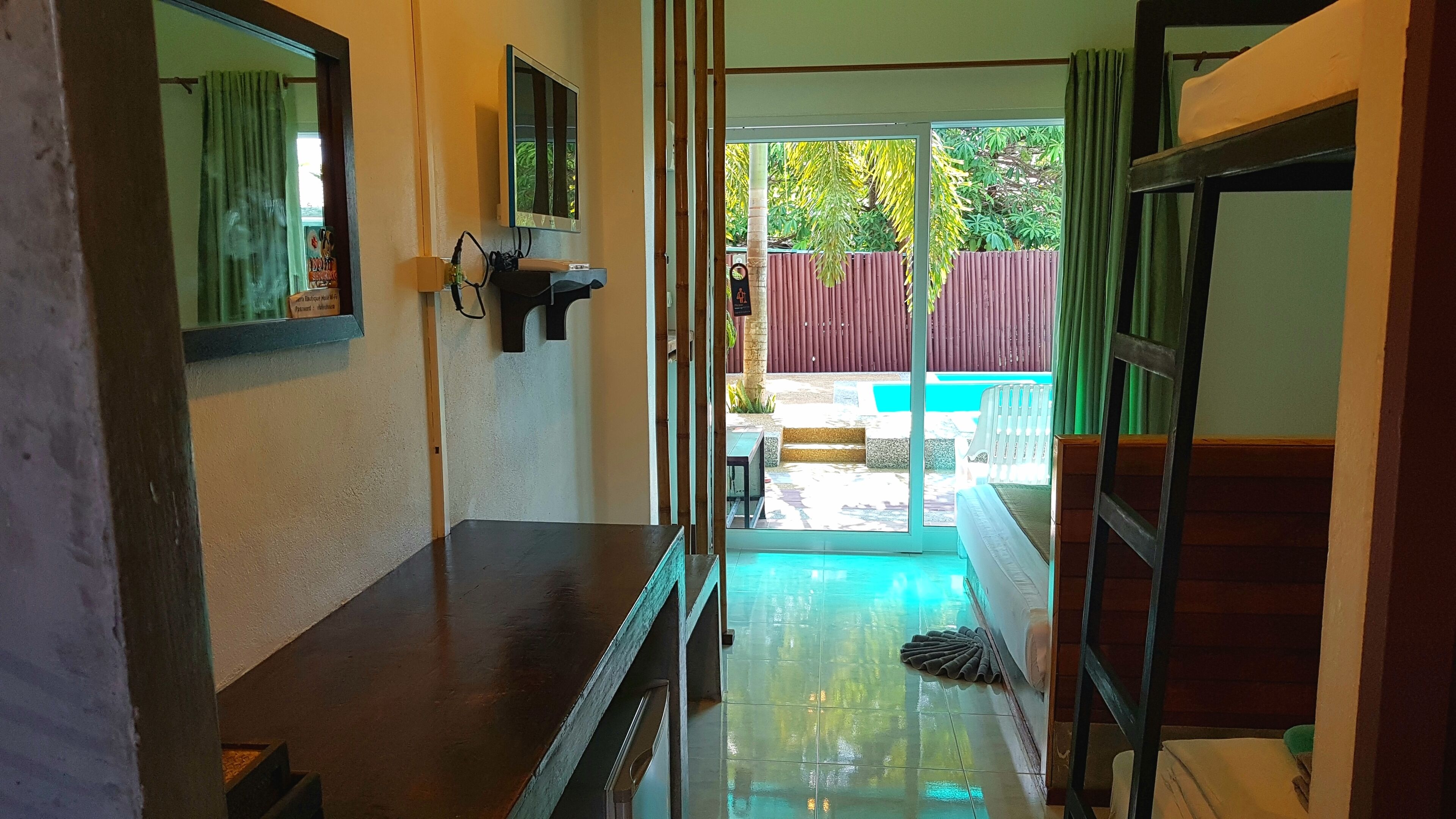 family quadruple room | view from room