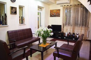 Sitteområde i lobbyen