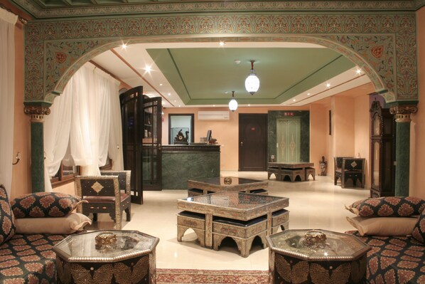 Sala de estar en el lobby