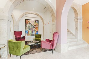 Sala de estar en el lobby