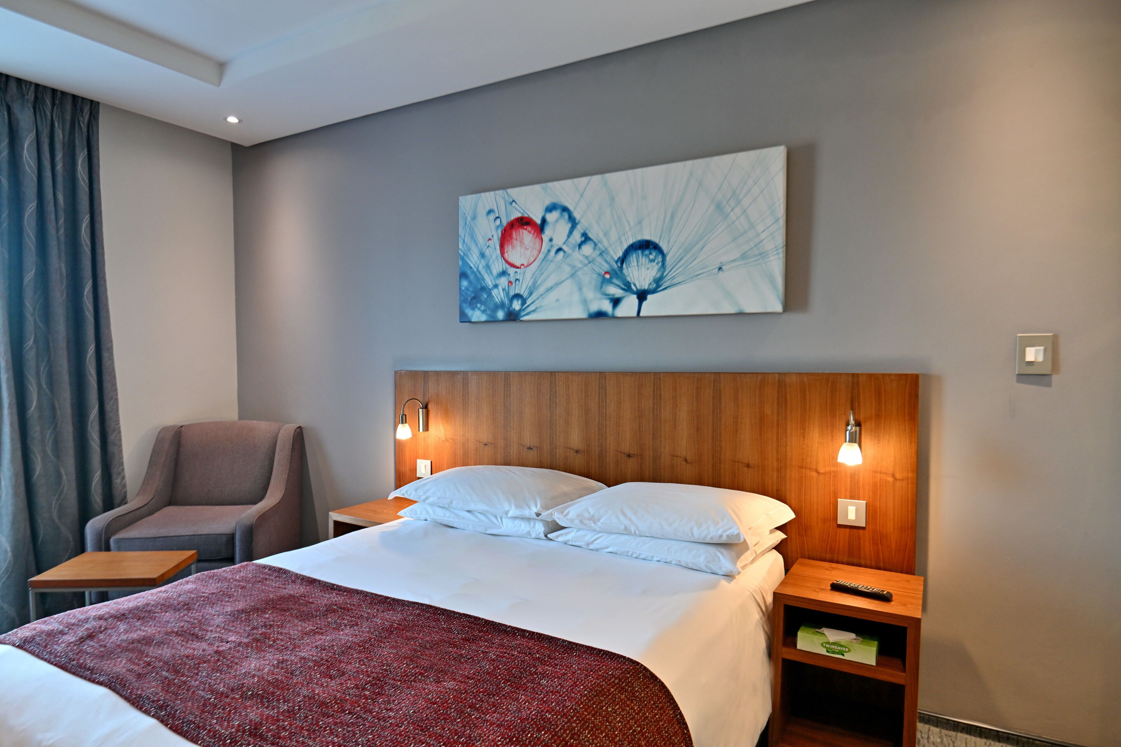 premium bedding, in-room safe, desk, iron/ironing board