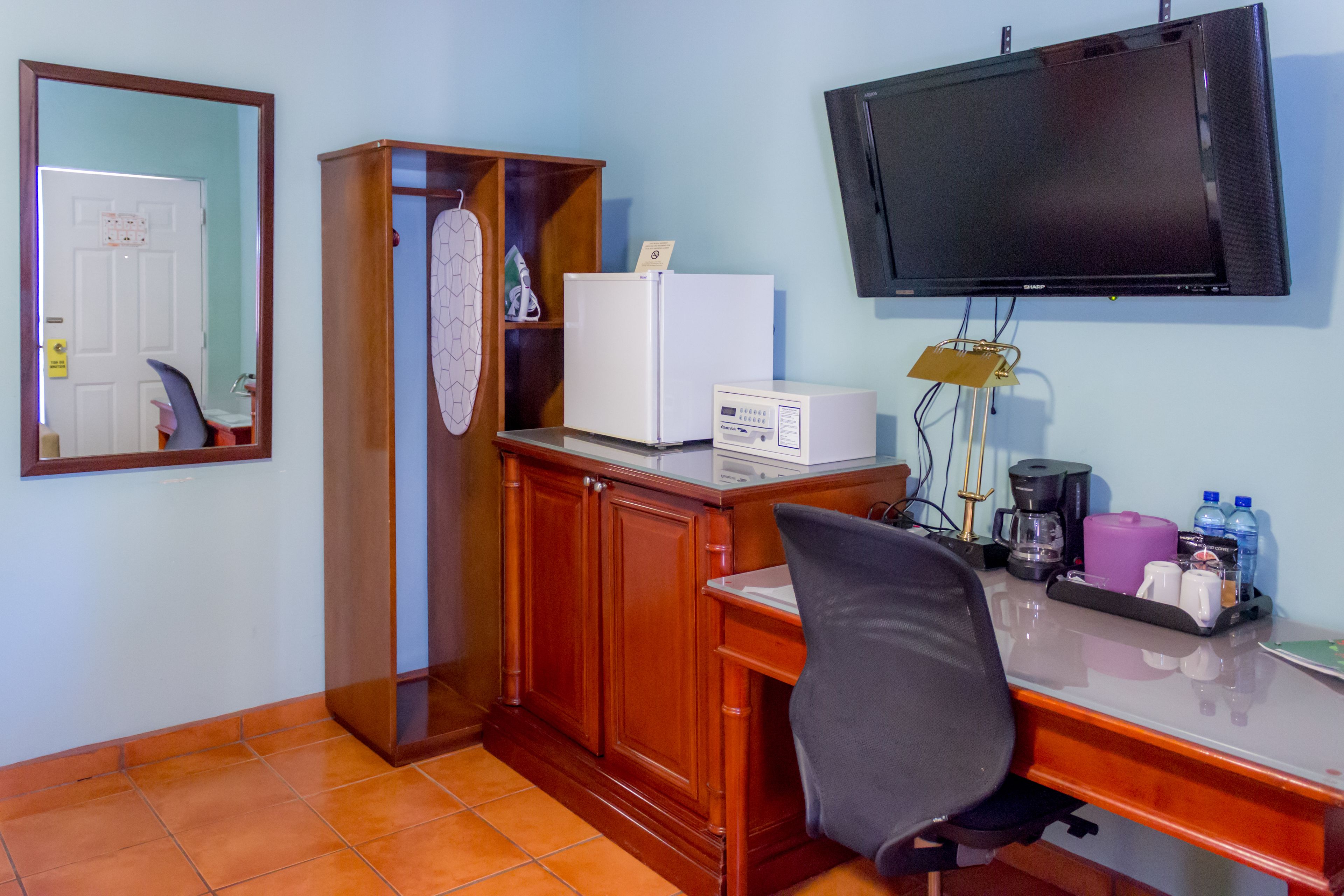 double room, 2 double beds, pool view | 1 bedroom, premium bedding, pillow-top beds, in-room safe