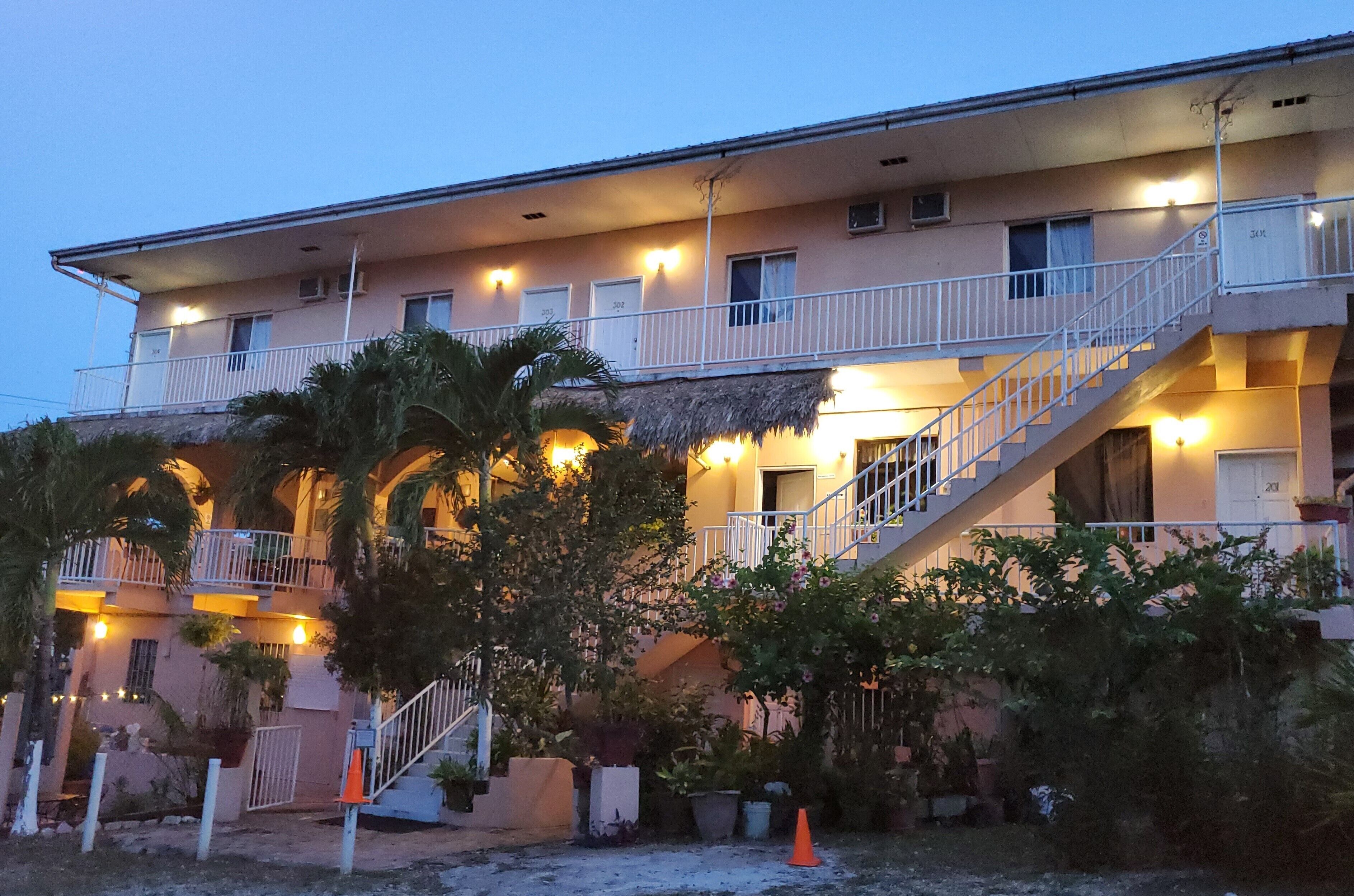 front of property – evening/night