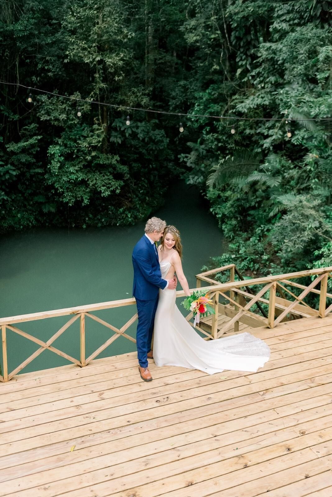 outdoor wedding area