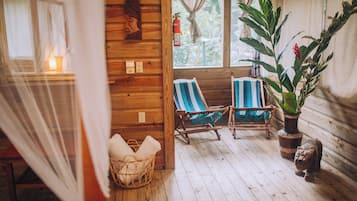 Bungalow Exclusif, vue jardin, cÎté jardin