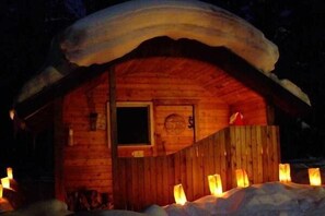 Front of property - evening/night