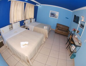 Kamar Double, 2 Tempat Tidur Double | Wi-Fi gratis dan seprai linen