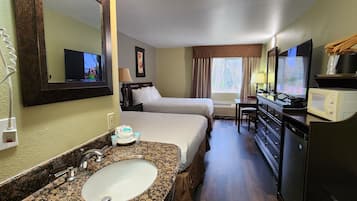 Premium bedding, desk, free WiFi, bed sheets