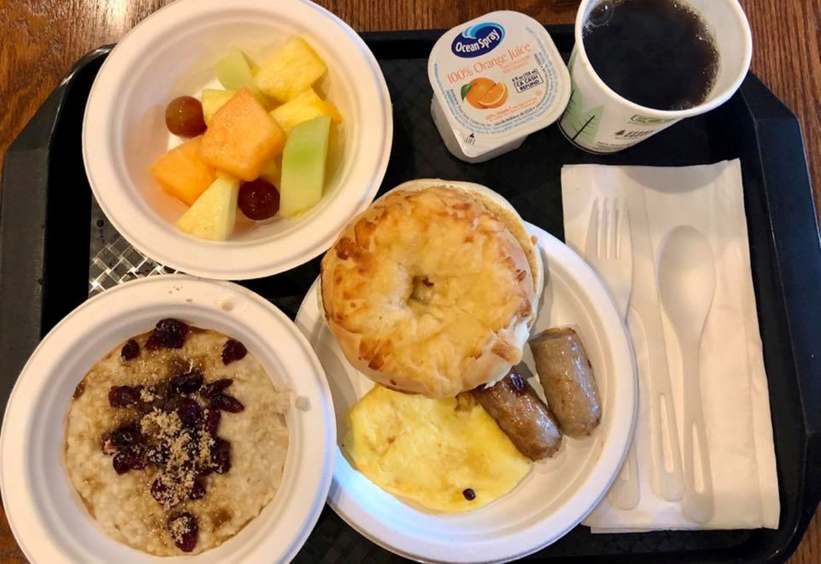 free daily continental breakfast