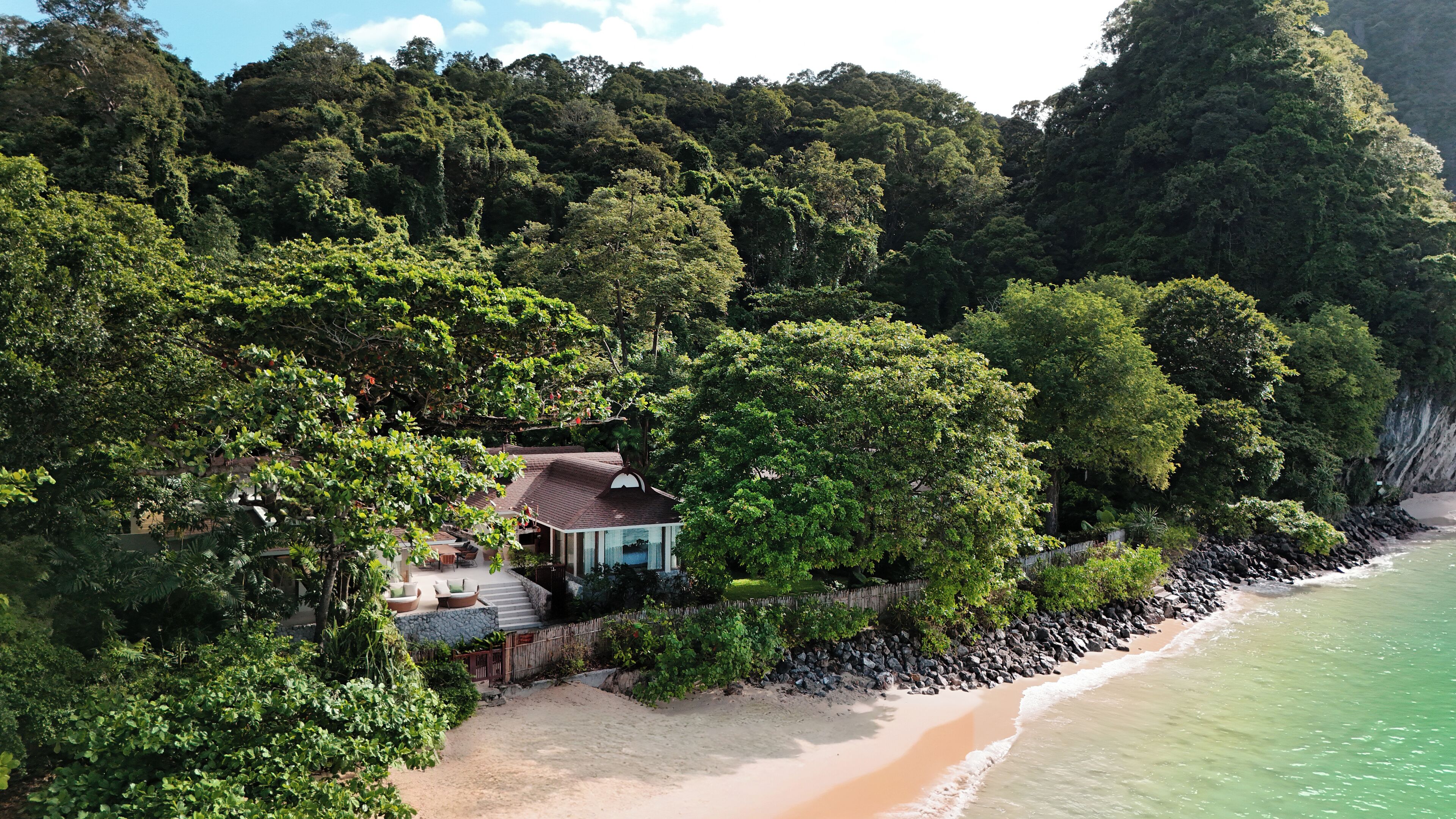 Façade de l’hébergement