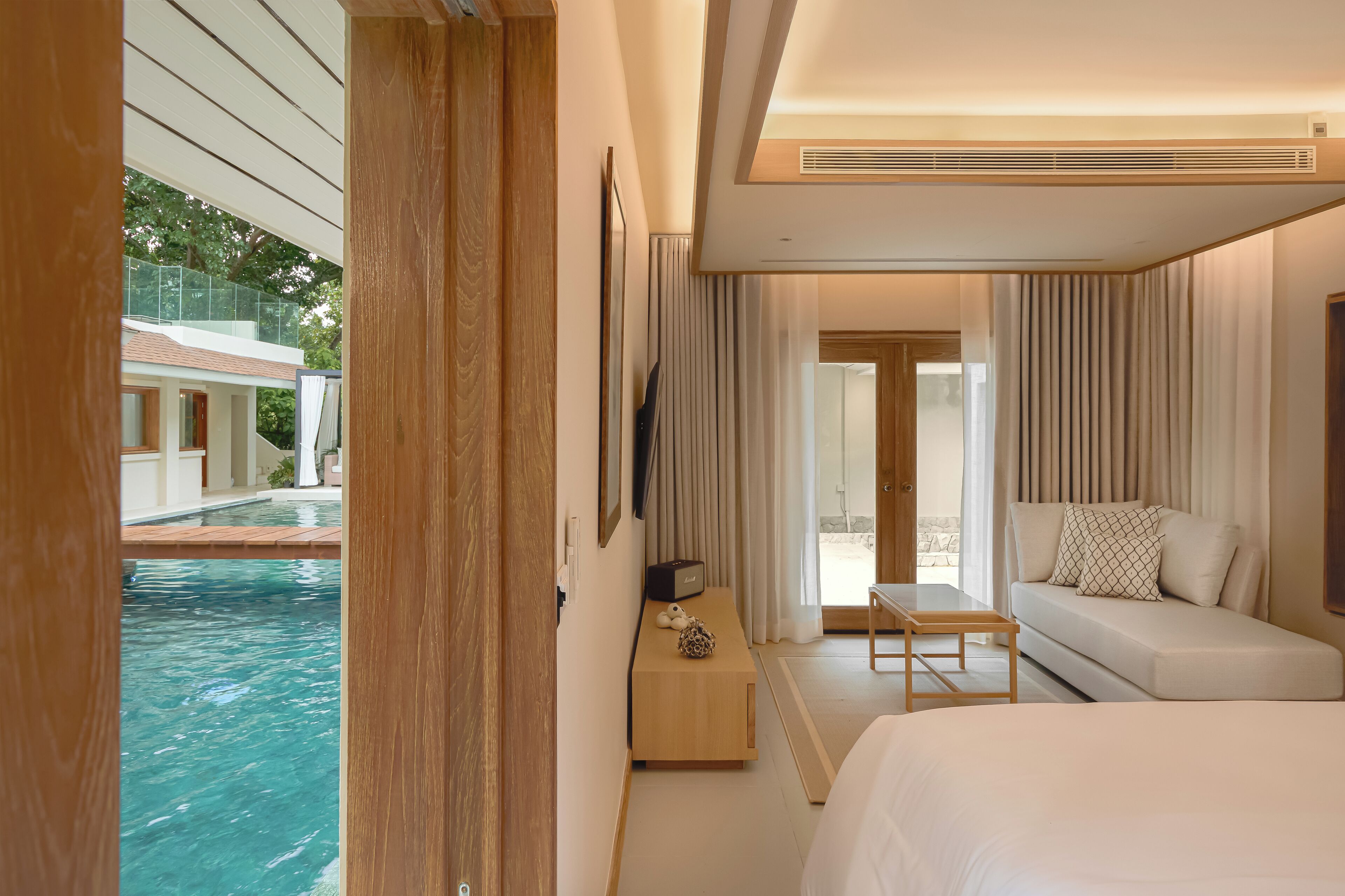 Premium bedding, memory-foam beds, minibar, in-room safe