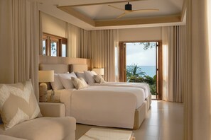 Ropa de cama de alta calidad, colchones con efecto memoria y minibar 