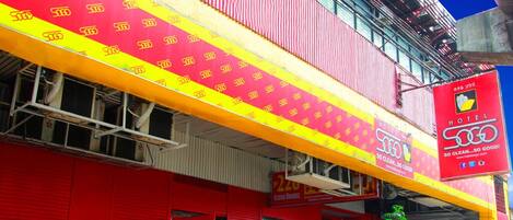 Majoituspaikan julkisivu