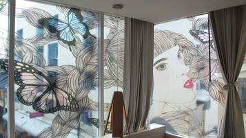 Familien-Vierbettzimmer, 1 Schlafzimmer, Stadtblick