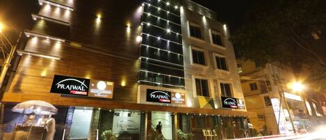 Front of property – evening/night