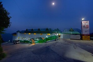 Front of property – evening/night