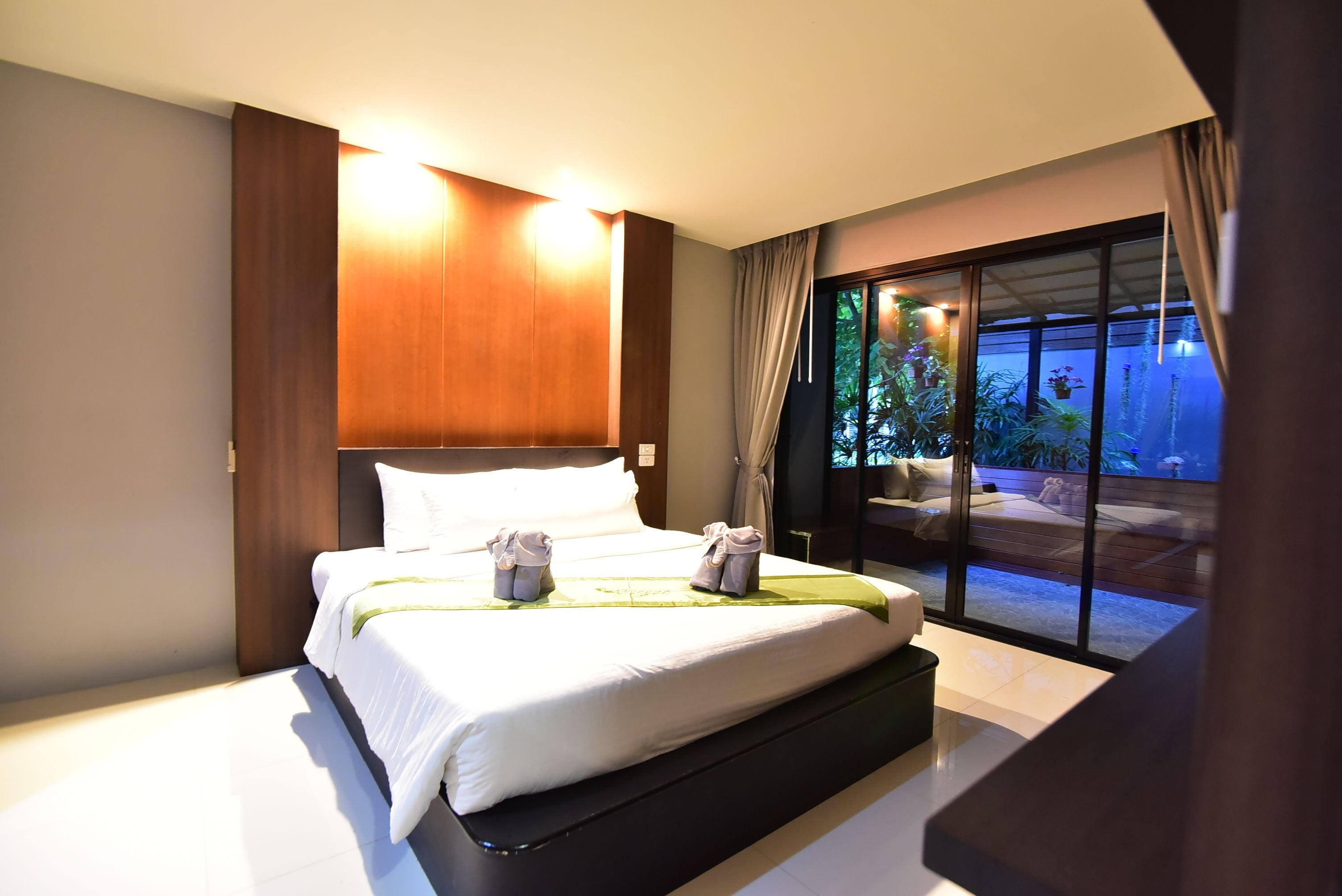 deluxe double room no view with balcony | in-room safe, blackout curtains, cots/infant beds, rollaway beds