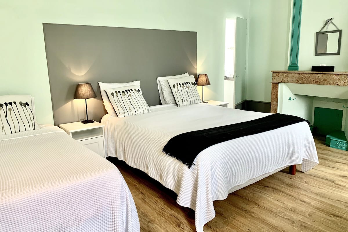 individually decorated, individually furnished, desk, laptop workspace