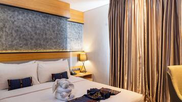 Deluxe-værelse - 1 queensize-seng | Skrivebord, gratis Wi-Fi