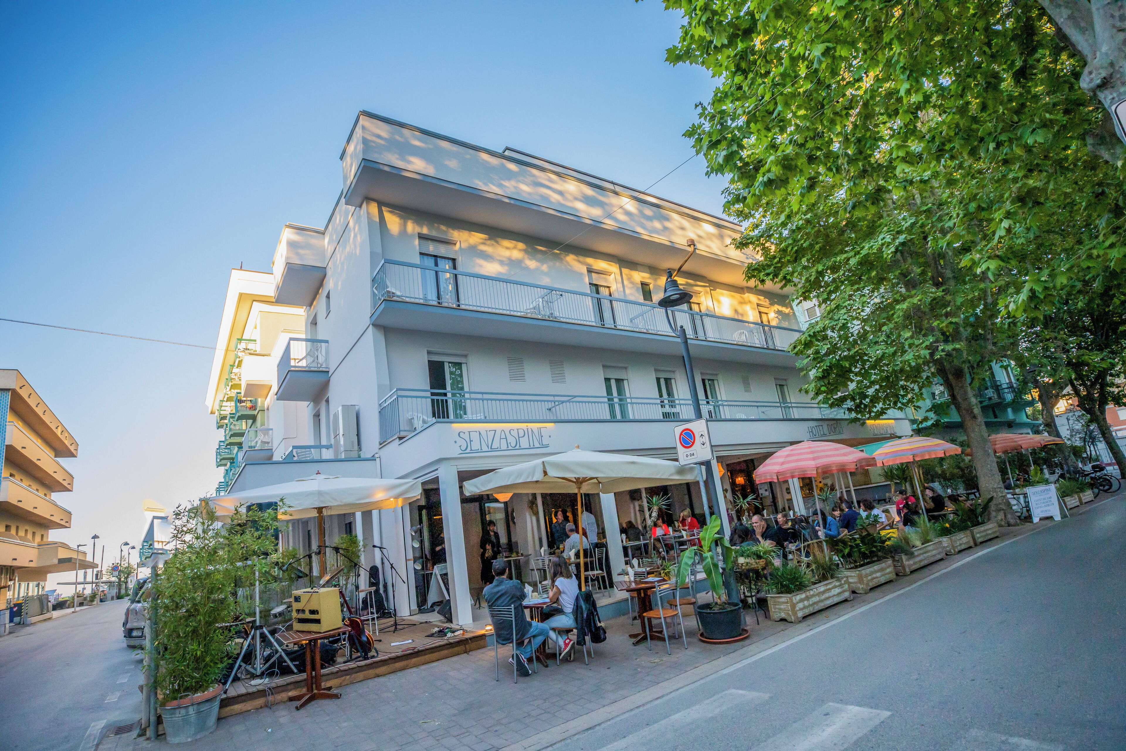 Fassade der Unterkunft