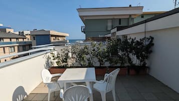 Comfort Double Room, Sea View | Terrace/patio