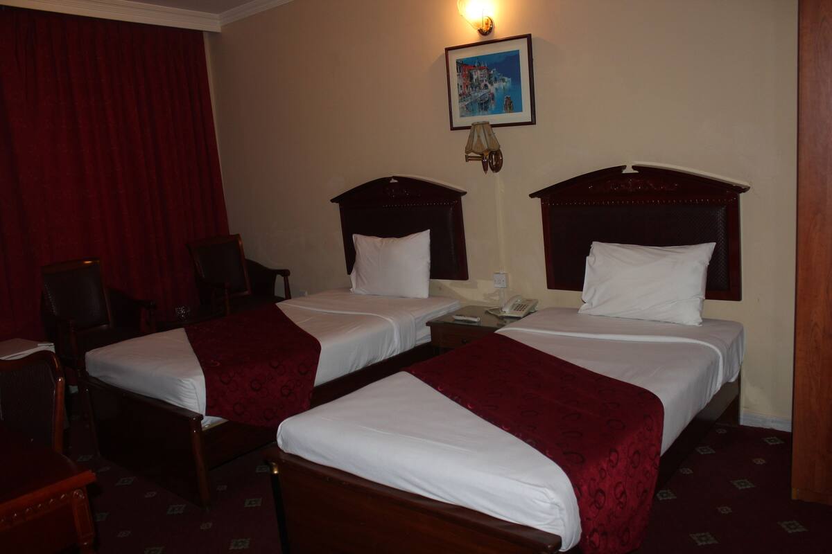 Double or Twin Room | Premium bedding, minibar, in-room safe, desk