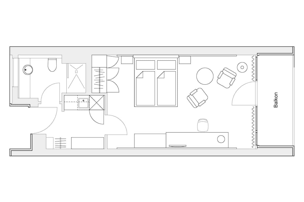 Economy Double Room | View from room