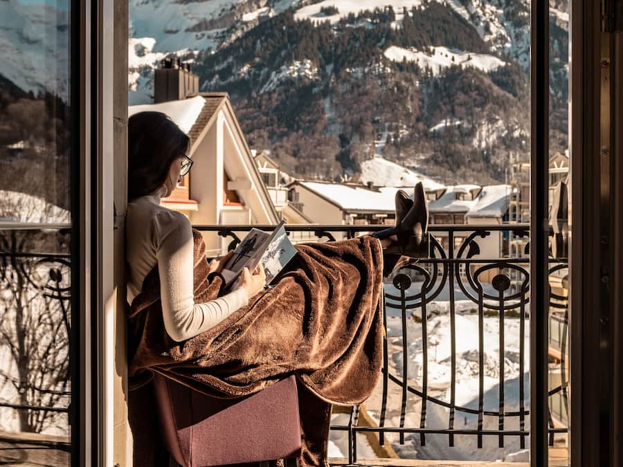 Suite junior, vistas a la montaña (Extra Large) | Vistas del balcón