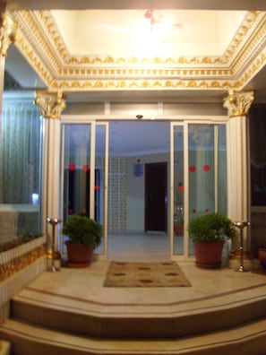 Interior entrance