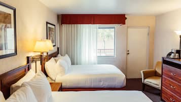 Standard Double Room, 2 Queen Beds | Desk, blackout drapes, soundproofing, iron/ironing board