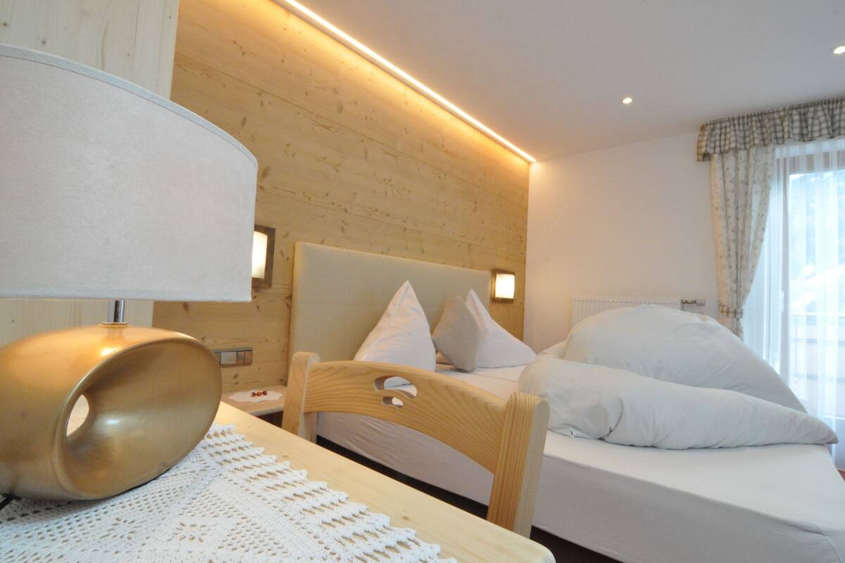 double or twin room | premium bedding, in-room safe, desk, laptop workspace