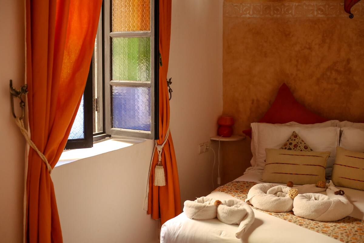 Premium bedding, in-room safe, blackout curtains, individually decorated