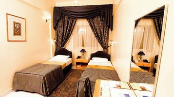 In-room safe, desk, iron/ironing board (on request), rollaway beds