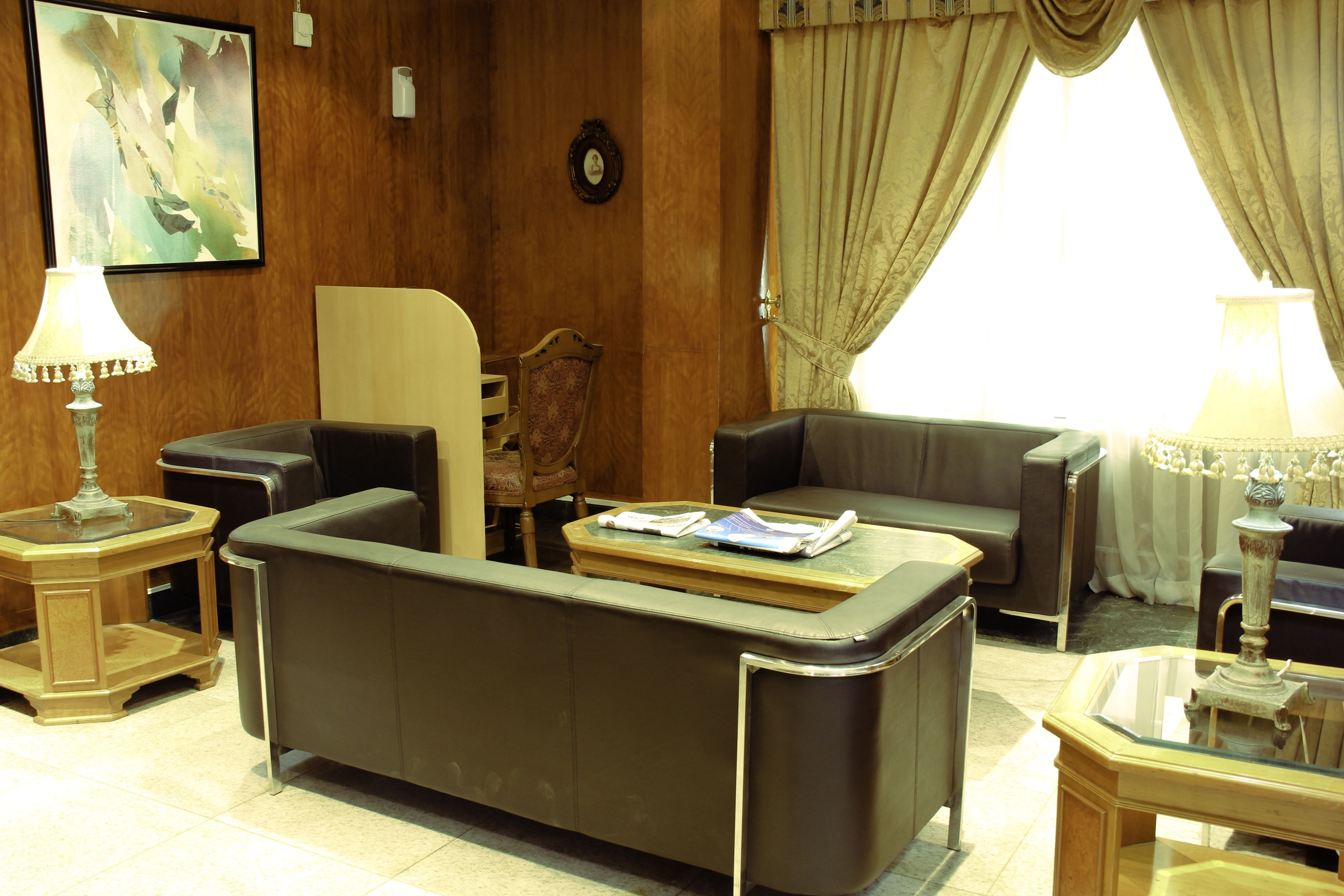 Lobby sitting area