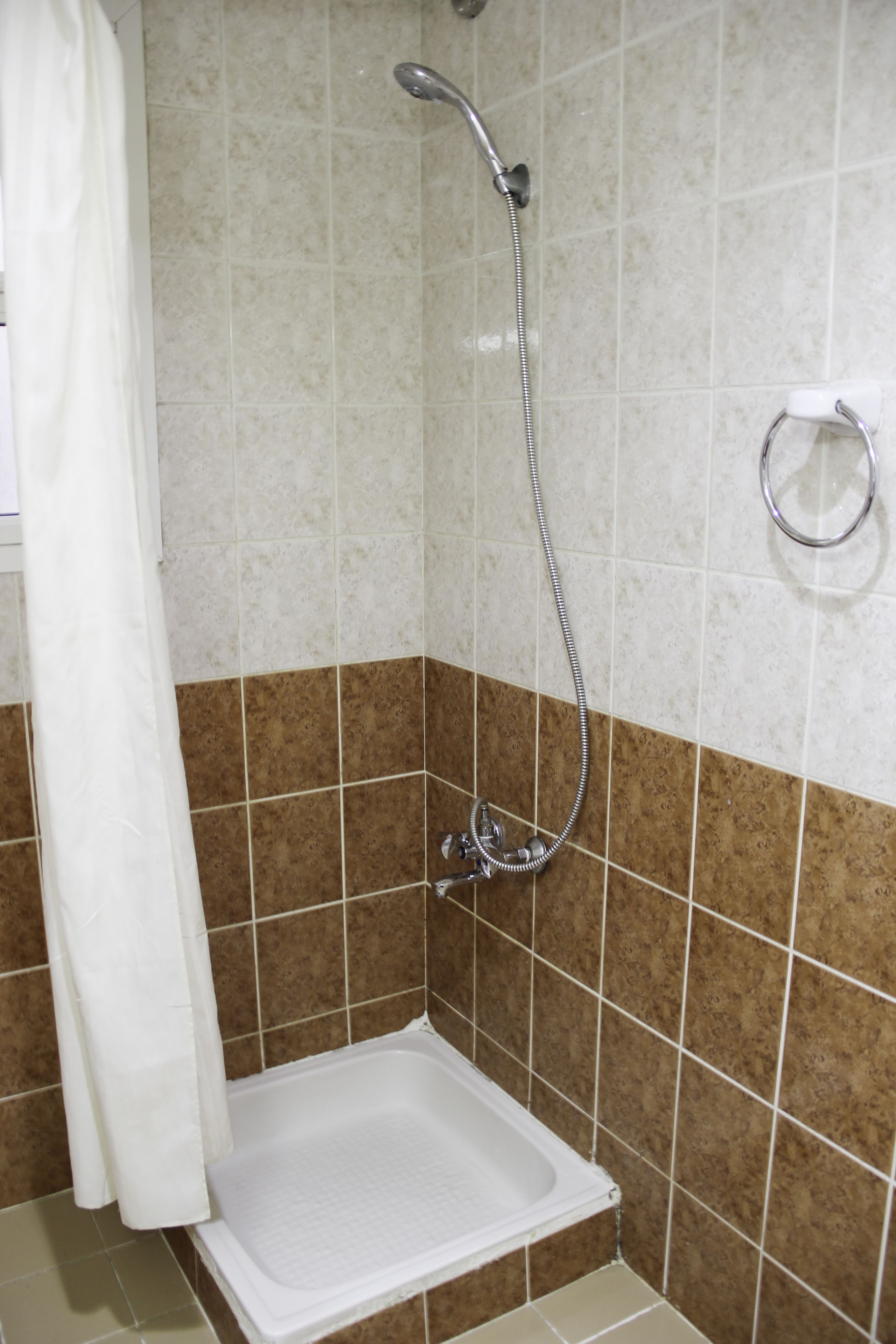 Regadera en el baño