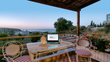 Útsýni frá gististað