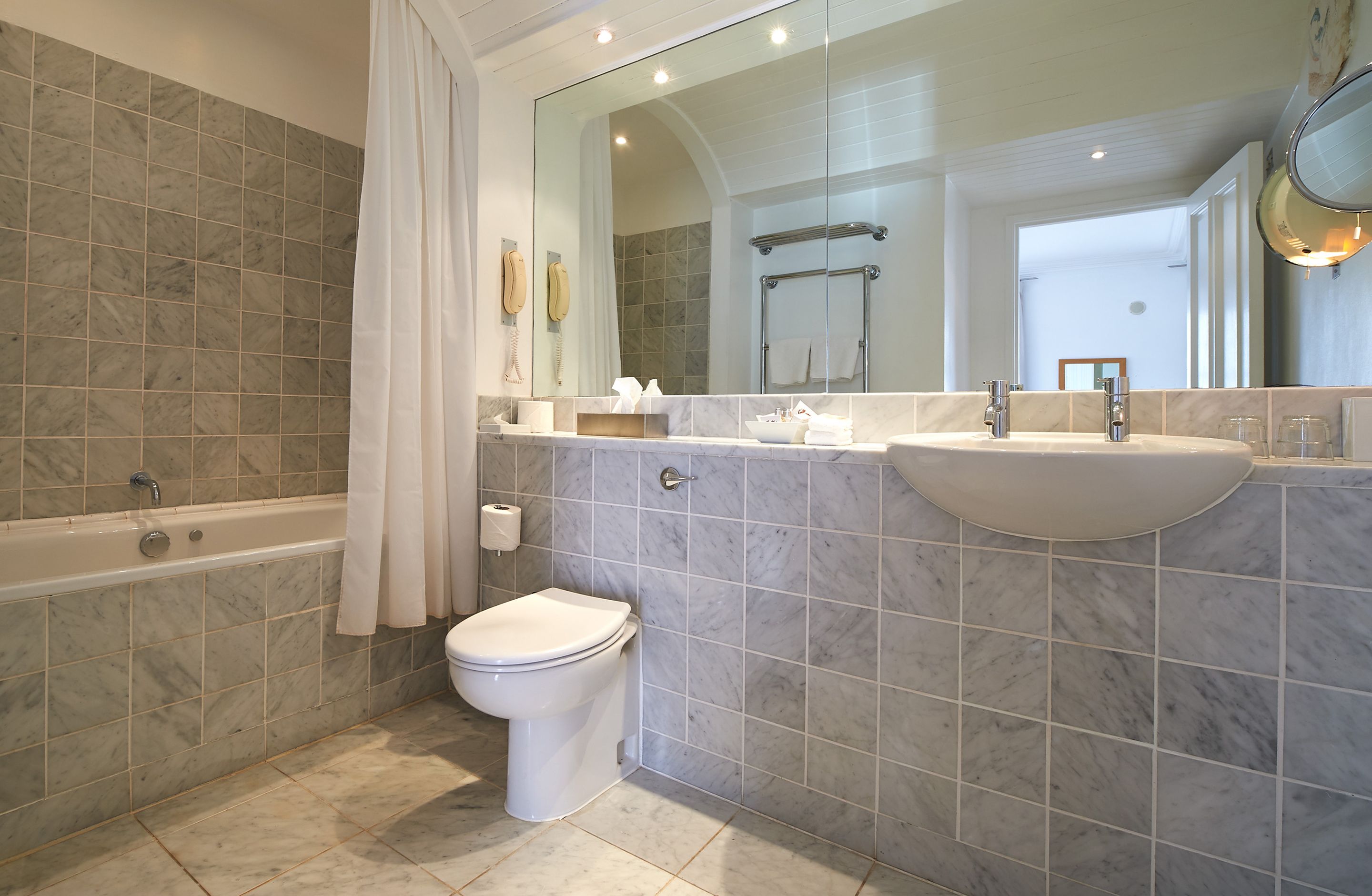 suite (in castle deudraeth) | bathroom | combined shower/bathtub, designer toiletries, hair dryer, towels