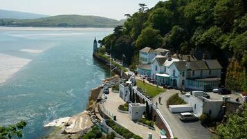 On the beach, white sand