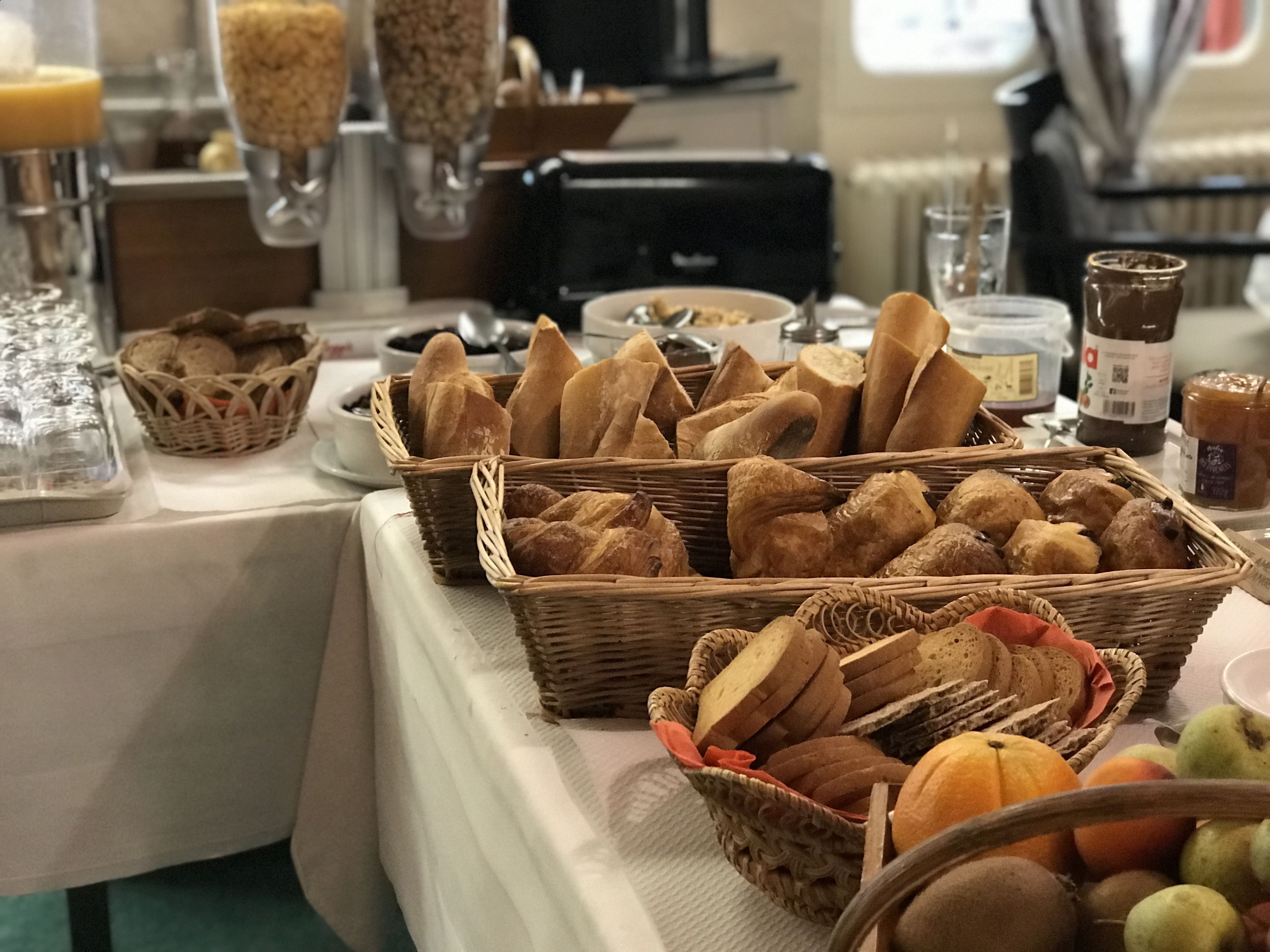 daily buffet breakfast (eur 12.5 per person)